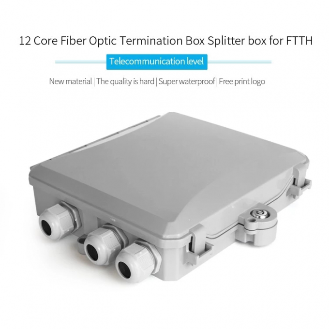 Крытая на открытом воздухе небольшая коробка Splitter коробки прекращения оптического волокна ядров FTTX/FTTH 12