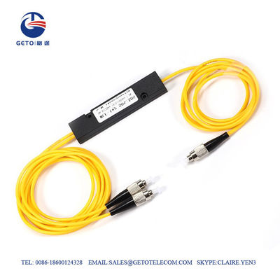 Тип PLC отрезка провода Splitter 1x2 оптического волокна FTTH FC UPC